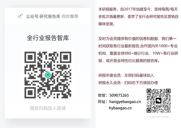 加入研报会员，全行业研究报告无限下载